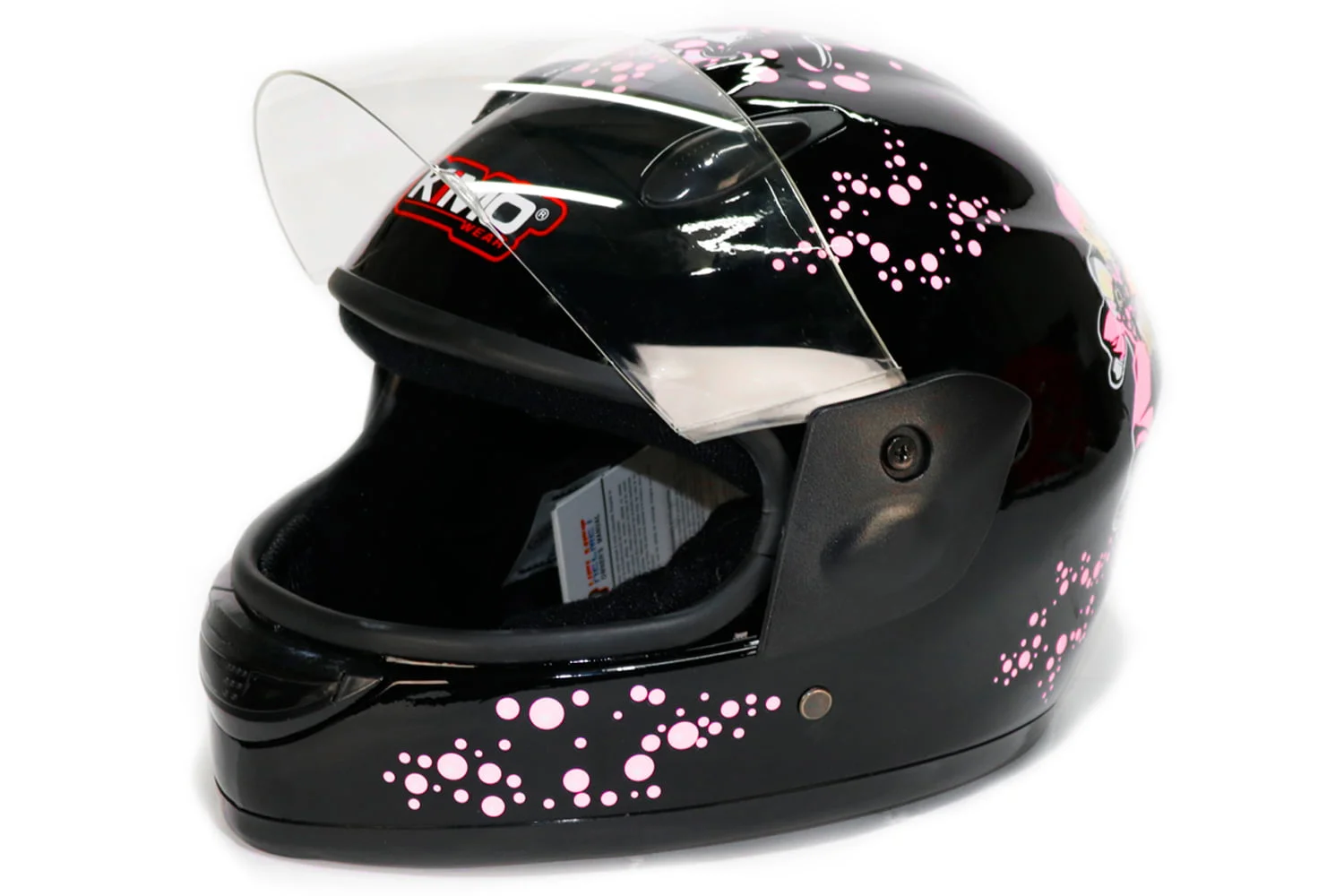 Casco Integrale Moto Cross E MTB – ABS, Taglia Regolabile 52-59 Cm, Con Occhiali E Maschera, Per Adulti E Bambini