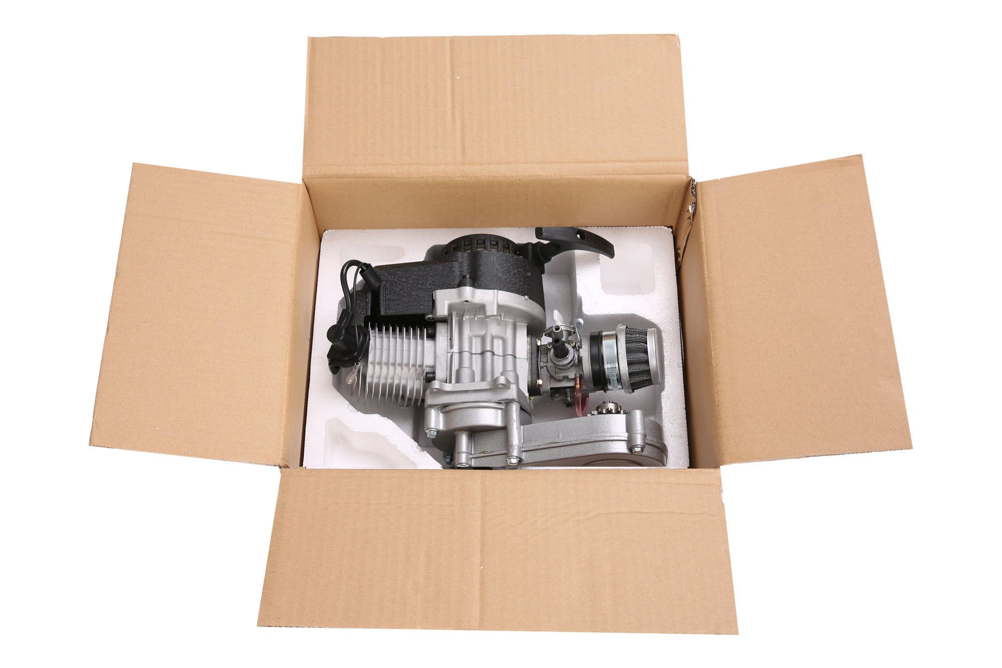 Motore Completo 49cc 2 Tempi Raffreddato ad Aria per Minimoto Minicross Miniquad - immagine 5