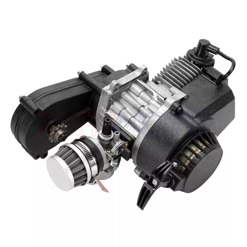 Motore Completo 49cc 2 Tempi Raffreddato ad Aria per Minimoto Minicross Miniquad