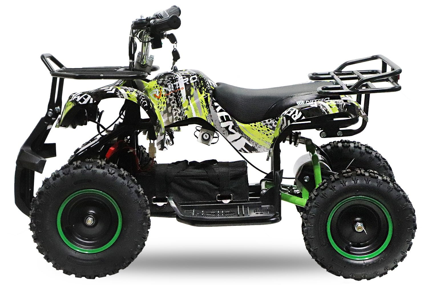 0000 11610121 ECO MINITORINO 800W grafiti MINIQUAD MINI QUAD ELETTRICO PER BAMBINI