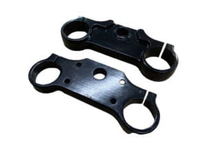 PIASTRA SUPERIORE e INFERIORE STERZO Forcella Minicross NRG Idraulica Replica Morini 49cc