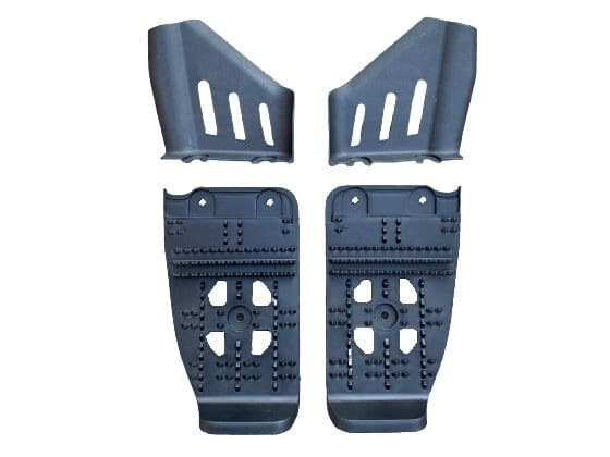 PEDANE POGGIAPIEDI DX e SX per Repty MiniQuad 49cc Ruote da 4″ / 6″