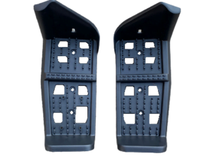 PEDANE POGGIAPIEDI DX e SX per Minitorino Deluxe MiniQuad 49cc Ruote da 6"